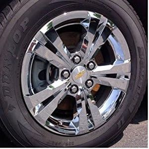 Premium OEM Style Chrome Wheel Skins for 2010-2015 Chevrolet Equinox LS (Pack of 4) 17"