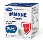 VIVO Immune Yogurt Starter/Natural (5 Boxes) Makes up to 30 liters of Yogurt