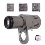 Optical Snoot Conical,Mini Snoot Photography with Zhiyun/Ulanzi Mount, Spotlight GOBO Projector Attachment, 14 Gobos, Lens and Projection for Monolight Photography LED Light and Strobe Light