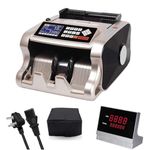 Thrifty Tech Latest Pro Mix Total Value Latest Updated Super Heavy Duty Note-Currency-Cash-Money-Counting Machine with Fake Note Detection for All Old/New Notes.! 1 Year Warranty(4050 TT)