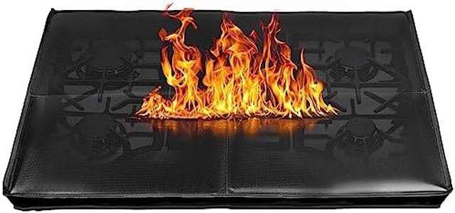 Fireproof Gas Stove Burner Cover - Foldable Gas Stove Top Cover - Waterproof Fireproof Anti Dust Stove Covers - Washable Stove Guard Top Protector - Fireproof Glass Fiber Material - 30" x 21"
