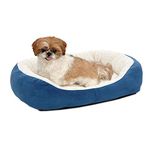 Midwest Homes for Pets Cuddle Bed, Blue, Medium