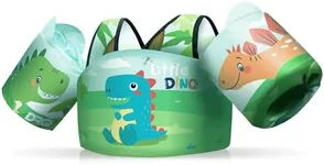 DRQ Toddler Swim Vest, Toddler Floaties for 22-66lbs Kids, Puddle Jumper Kids Life Jacket with Shoulder Harness Arm Wings for Girls Boys 2 3 4 5 6 Years Old Sea Beach Pool