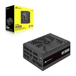 CORSAIR HX1000i Fully Modular Ultra-Low Noise ATX Power Supply - ATX 3.0 & PCIe 5.0 Compliant - Fluid Dynamic Bearing Fan - CORSAIR iCUE Software Compatible - 80 Plus Platinum Efficiency