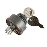 HM STD365402,430770 Craftsman Riding Mower Ignition Starter Switch with 3 Position 5 Connection termials 2 Keys