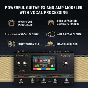 HeadRush Core Guitar and Vocal Processor – Multi-Effects Pedal