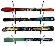 SteelChimp Ski Storage Rack for Gar