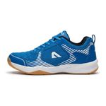 Boldfit Badminton Shoes for Man Lightweight Non Marking Shoes for Badminton Breathable Anti Skid Shoe for Man Shuttle Non Marking Indoor Shoe for Pickleball, Tennis, Padel Blue