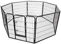 8 Panel Heavy Duty Pet Dog Playpen Puppy Exercise Fence Enclosure