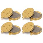 4 Pair Scooter Brake Pads, Electric Scooter Disc Brake Pad Copper Based Bike Round Brake Pad for Mountain Bicycle