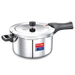 Prestige Svachh Triply 5 Litre, Silver Outer Lid Pressure Cooker (Aluminium)