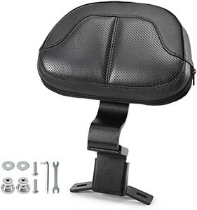 Eumti Driver Rider Backrest For Harley Quick Release Detachable Adjustable Driver Backrest Pad with Mount Compatible With Touring CVO Street Glide Road King Road Glide 2009-2024