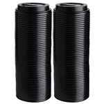 [200 PACK LIDS] Lids For 12,16,20 Ounce Paper Hot Cups - Coffee Cup for Espresso, Cold, or Hot Drinks, Tea, Coffee, Hot choclate