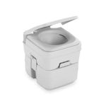 Dometic 301096202 2.5 Gallon Portable Toilet, Parchment