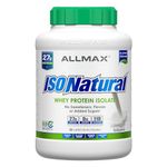 Allmax Nutrition Whey Protein Isolate Isonatural, Unflavored, 5 Pound.