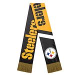 FOCO NFL Unisex-Adult Official Team Graphic Reversible Printed Scarf, Pittsburgh Steelers, One size