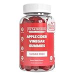 Vitammies Vegan Apple Cider Vinegar Gummies – Natural Fruit Flavour & Daily Vitamin C, B12 & B9 – Gelatine-Free, Non-GMO, Gluten-Free, Sugar-Free & Vegan Apple Cider Gummies – 60 Count Gummy Vitamins
