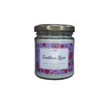 Endless Love (Eliora Scented Soy Blend Glass Jar Candle) (Fragrance Blend: Lavender, Ylang Ylang and Sandalwood)
