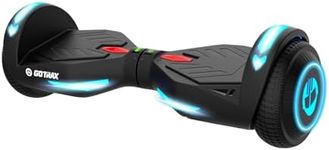 GOTRAX GALAXY Hoverboard 6.5" LED Wheels, Dual 200W Motor, Max 5 Miles & 6.2mph, LED Mudguard Light/Headlight, UL2272 Certified, 65.52Wh Battery Self Balancing Scooter for 44-176lbs