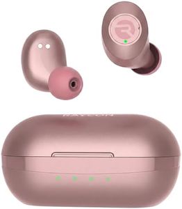 Raycon Everyday Classic Bluetooth Wireless Earbuds + Microphone with Active Noise Canceling, Sweat & Water-Resistant Earphones, Ear Buds Wireless Bluetooth Up to 32 Hours Playtime (Rose Gold)