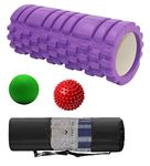 Bodylastics 33cms Foam Roller for Deep Tissue Massage, Relief from Sore Muscles Pain, Pre & Post Exercise Fitness Workout Sessions