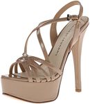 Chinese Laundry Women's Teaser Platform Dress Sandal, Nude Patent, 12