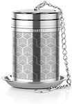 LULLATTI Large Tea Infuser for Loose Tea(1 Pack), 304 Stainless Steel Ball Strainer, Extra Fine Mesh Steeper Brewing All Kind of Tea, Fits Most Teapot, Cups or Mugs Large-Cube (LUTBI016)