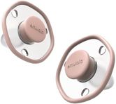 Emulait Baby Pacifier (2 Pack): 0-6 Months - Rose