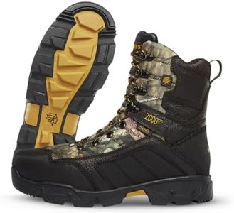 LaCrosse Men’s Cold Snap 9” Hunting Boots featuring 2000G Thinsulate Ultra Insulation, Grippy Permafrost Outsole, and Supportive EVA Footbed, Mossy Oak Break Up Country - 9 W