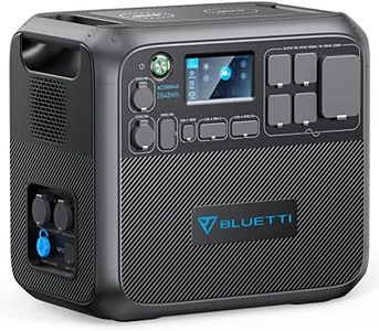 BLUETTI Portable Power Station AC200MAX, 2048Wh LiFePO4 Battery Backup, Expandable to 8192Wh w/ 4 2200W AC Outlets (4800W Peak), 30A RV Output, Solar Generator for Outdoor Camping, Home Use, Emergency