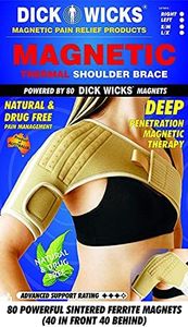 Dick Wicks Right Shoulder Brace with Magnets, Large/X-Large, Beige