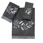 Avanti Linens - 3pc Towel Set, Soft & Absorbent Cotton Towels (Madison Collection)