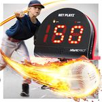 Baseball Pitch Trainer Speed Radar + Finger Placement Markers Baseball Kit, Gifts for Baseball Players, Pitchers of All Ages & Skill Levels, Kids Child Teens Youth & Adults - Pitching Training Aids