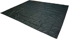 Amazon Basics Camping Waterproof Tarp, Black, 2.9 x 3.47 m, Green