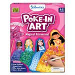 Skillmatics Art & Craft Activity - Poke-in Art Magical Princesses, Mess-Free Art for Kids, Craft Kits, DIY Activity, Gifts for Girls & Boys Ages 4, 5, 6, 7, 8, 9