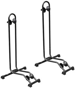 BikeHand Bike Floor Stand Parking Rack Stand - for 24"-29" Mountain MTB & Road Bikes Bicycles Indoor Outdoor Garage Storage - Classic for 2 Bikes