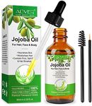 Uocasi Organic Jojoba Oil, 100% Pure (2.02oz Large) | Natural Cold Pressed Unrefined Hexane Free Oil for Hair & Face | Carrier Oil for Gua Sha Massage,Suitable for Men Women