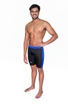 Aqua Hoic Men’s Swimming Jammer I Trunk I Shorts | Swimwear | Beachwear (5XL, Blue-Black)