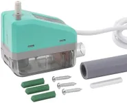 WATNOVA HVAC Corner Condensate Pump - One-Piece Design for AC Duct Slot, 4.75GPH/27FT, 100-240V w/Auto Shutoff 19dB Library Quiet, for AC/HVAC/Dehumidifier/Furnace/Ice Maker