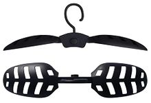 Wetsuit Hanger - Fast Dry Folding Vented Hanger for Surfing and Scuba Diving Wet Suits (Black)