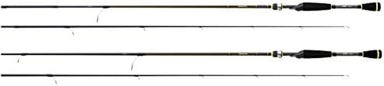 Daiwa AIRX662MFB Aird-X 8-17 lb Test Rod, Black