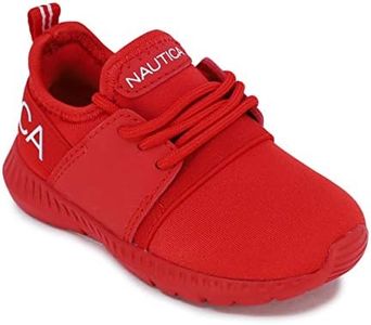 Nautica Kids Boys Sneaker Comfortable Running Shoes-Kappil Youth-Red Mono-5