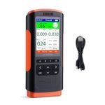 LABART Air Quality Monitor Air Pollution Detector Meter (with Bluetooth) HCHO TVOC PM2.5/1.0/10 Temperature and Humidity Detector 8-in-1 AQI Air Quality