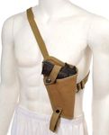 CALYX US M3 Khaki Canvas M1911 .45 Tanker Shoulder Holster for Colt 1911 and Similar Size semi Autos (Khaki)