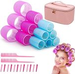 Hair Rollers with Makeup Carrying C