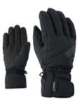 Ziener Adult Gapon GTX Glove Alpine Ski Gloves/Winter Sports | Waterproof Breathable | Black, 8