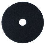 3M Floor Stripping Pad - 20 inch - Black 7200 - 5 Pads per case - Commerical Stripper