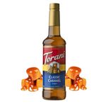 Torani Classic Caramel Coffee Syrup, Deliciously Flavoured Coffee Syrup, Coffee Gift Set, Caramel Syrup (750ml, 1 Bottle)