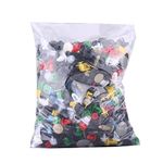 Car Retainer Rivet Clips Kit, 1000pcs Assorted Plastic Car Door Trim Clip Bumper Fastener Retainer Rivet Push Pin Kit Bumper Mounting Clips Kit