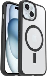 OtterBox React Series MagSafe Case for iPhone 16e/15/14/13, Shockproof, Drop-Proof, Ultra Slim Protective Case, Military Standard Tested, Transparent/Black